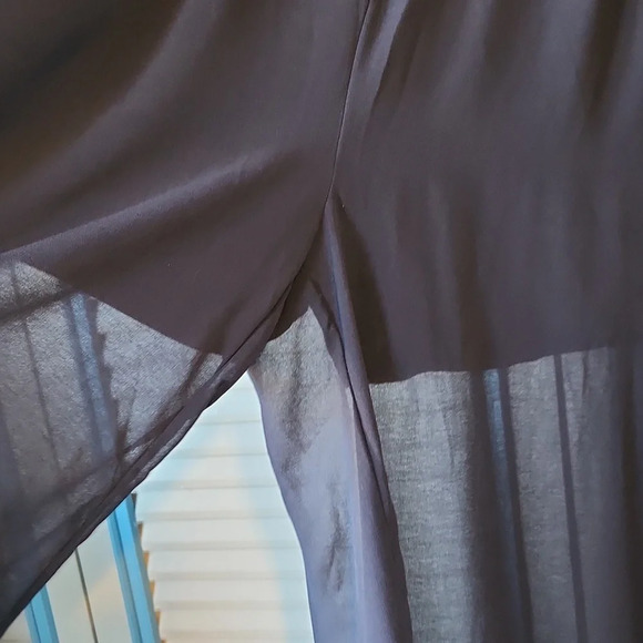 Torrid Navy Sheer Wide Leg Pants - Picture 5 of 14